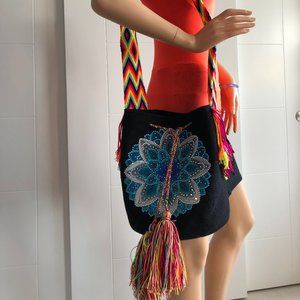 Embellished Lotus bag